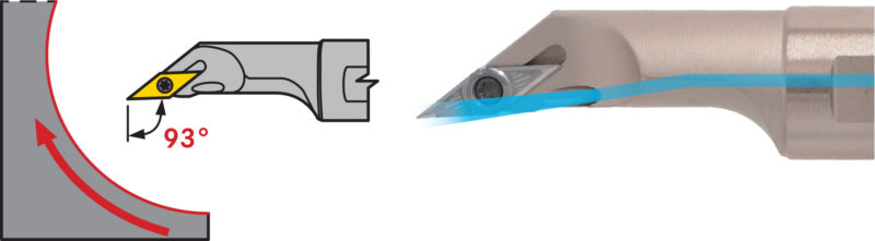 Vrtací tyč SVJC, HSS, pozitivní, pravá