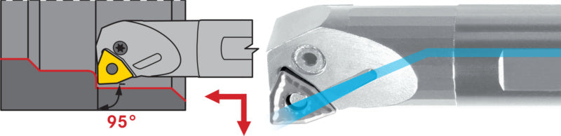 Ocelová vrtací tyč PWLN, negativní, pravá