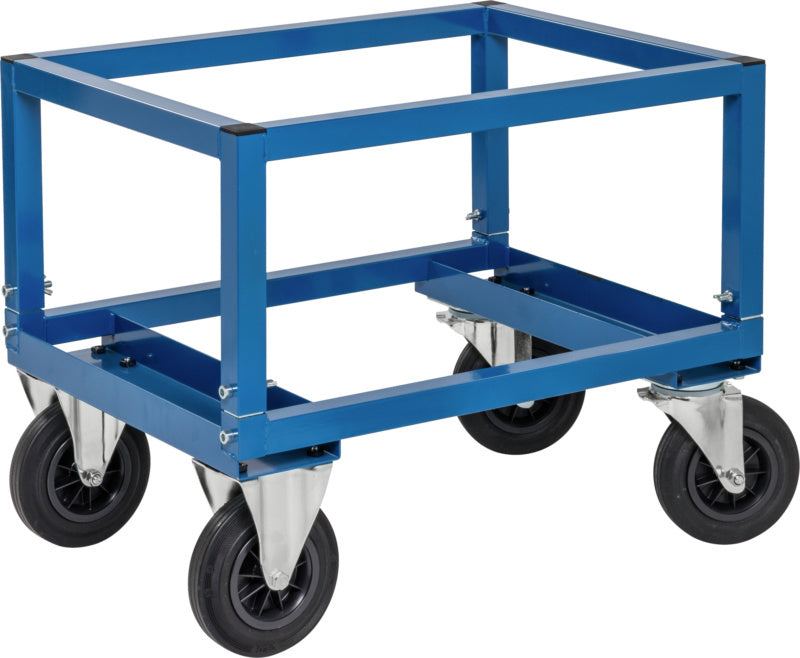 Vozík na půlpalety vyrobený z oceli, výškově nastavitelný