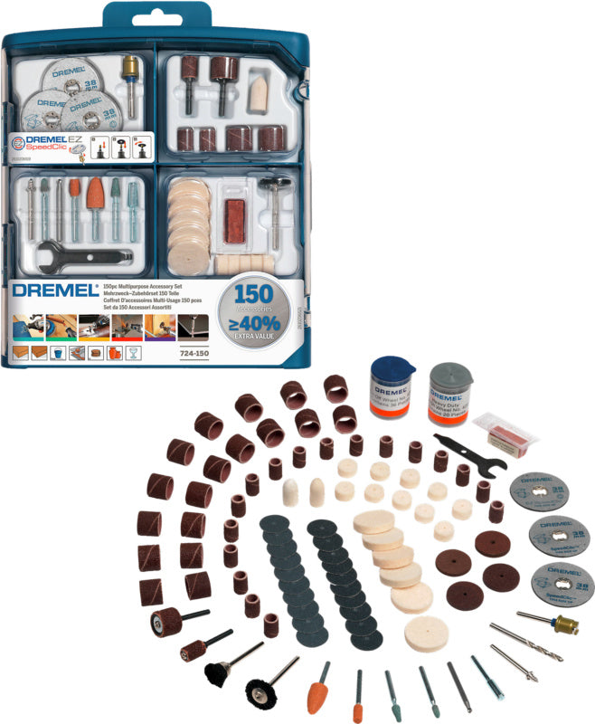 Sada 150 ks příslušenství pro Dremel 3000-1/25