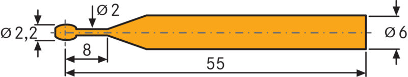 Měřicí dotyková sonda, soudečková