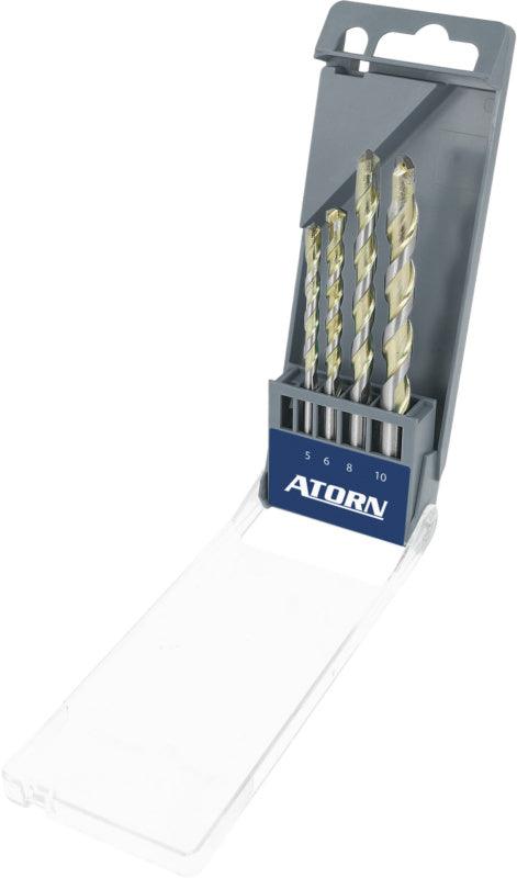 Sada válcových vrtáků do kamene