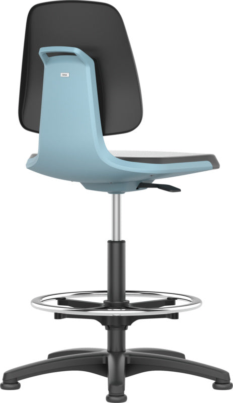 Pracovní otočná židle LABSIT s podlahovými kluzáky