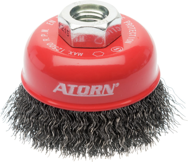 Drátěný hrncový kartáč s lisovaným drátem