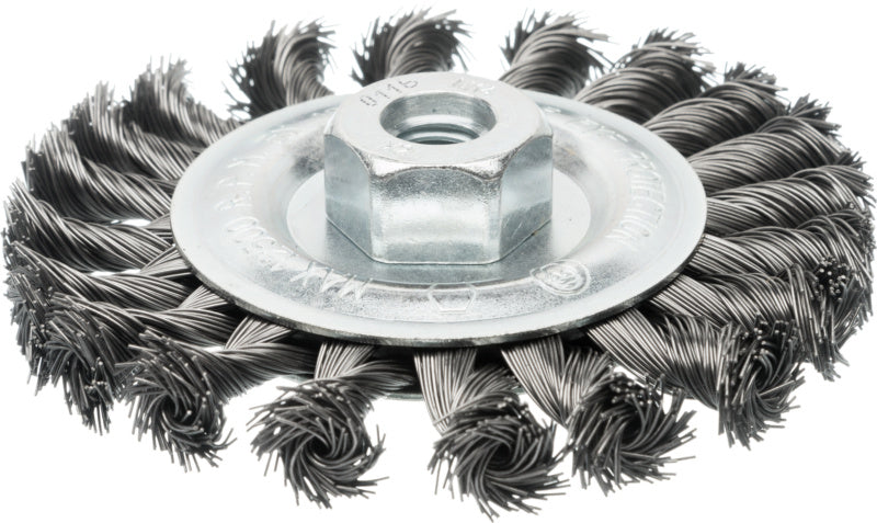 Válcové drátěné kartáče s drátem splétaným proti směru hodinových ručiček