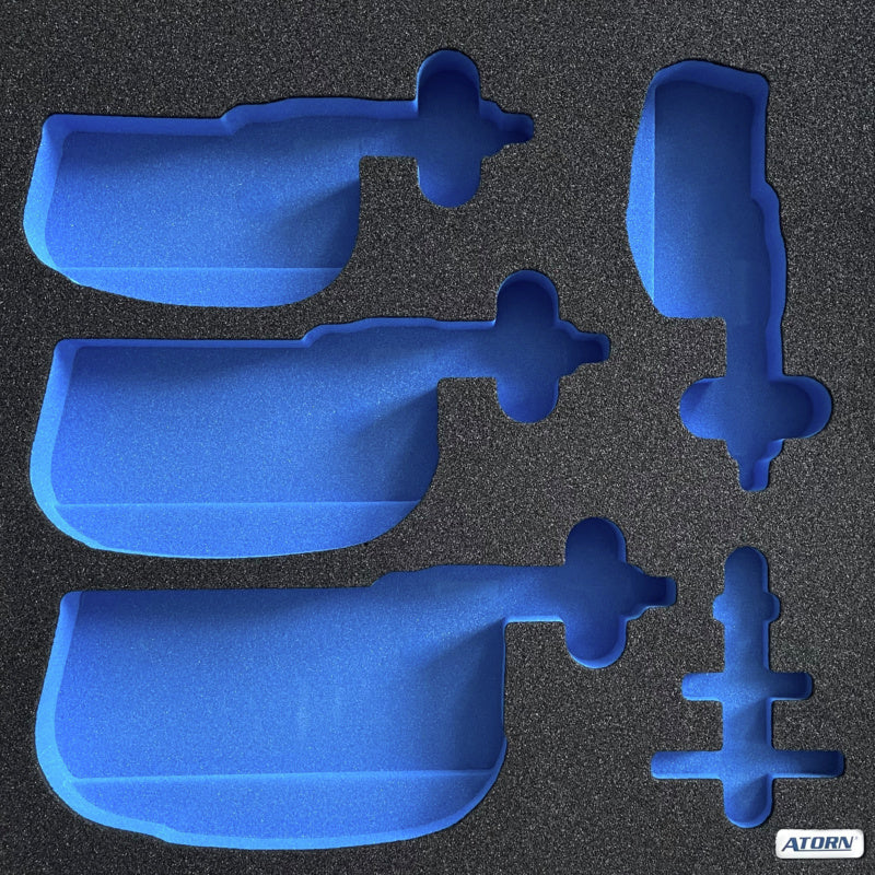 Vložka z tvrdé pěny, prázdná – 4 digitální mikrometry