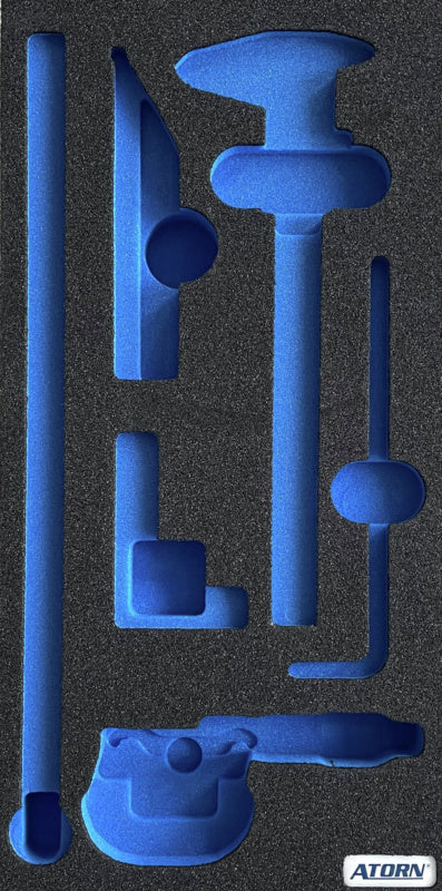 Vložka z tvrdé pěny, prázdná – sada 6 ks měřicích zařízení