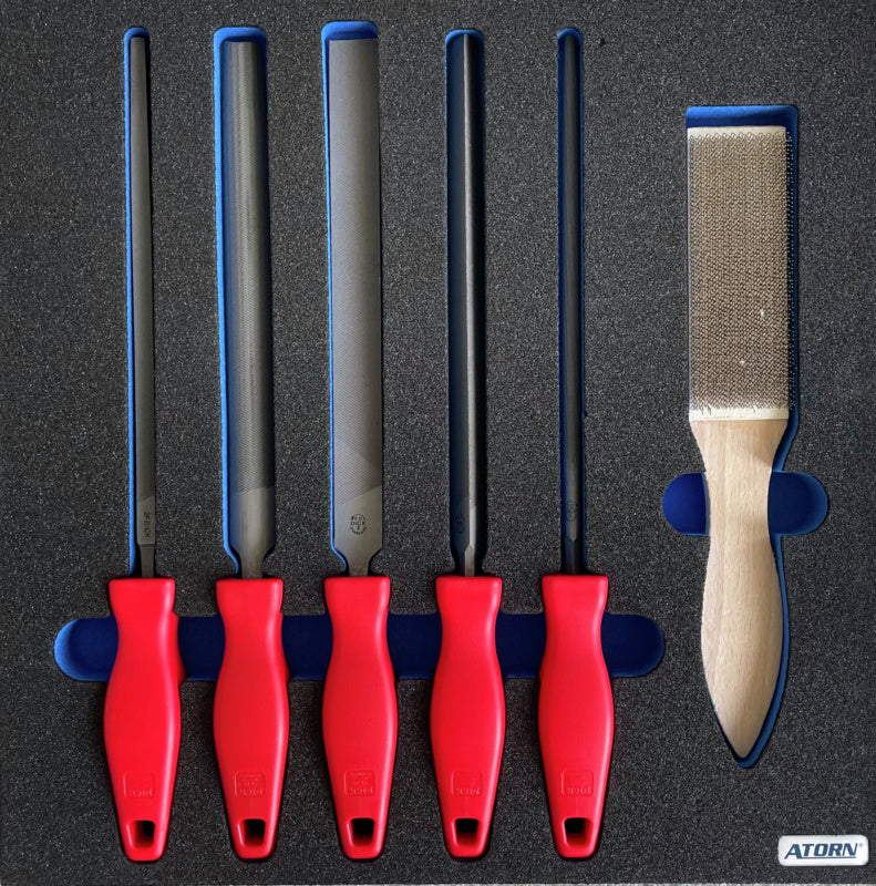 Vložka z tvrdé pěny – sada 6 ks pilníků