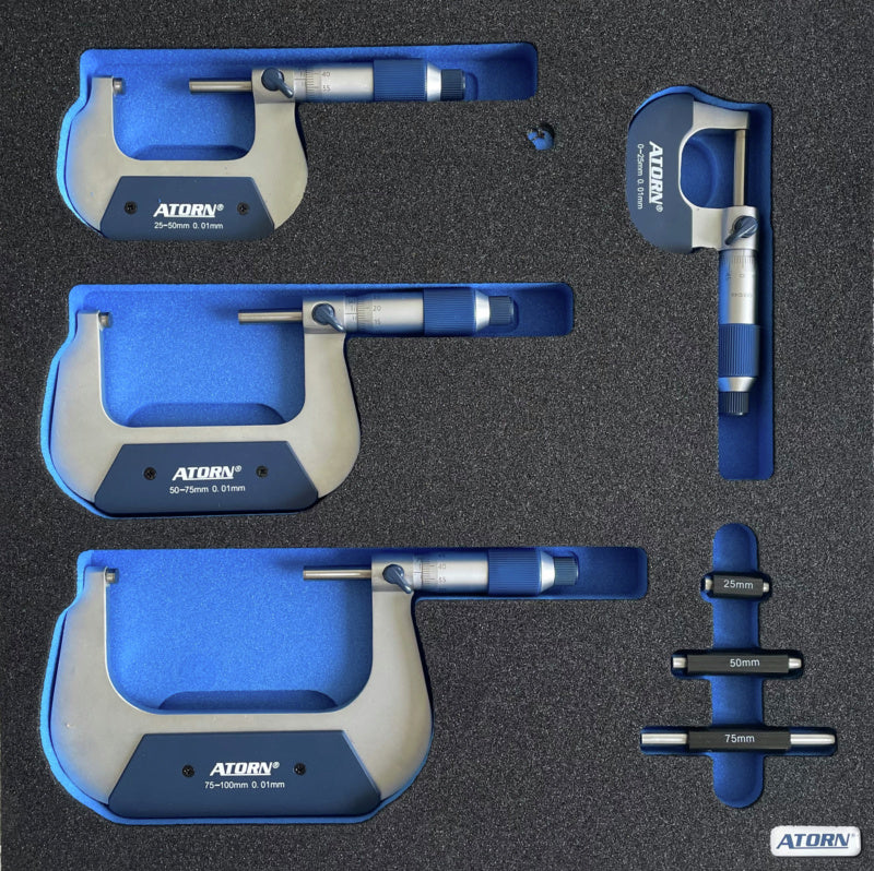 Vložka z tvrdé pěny – mikrometry 4