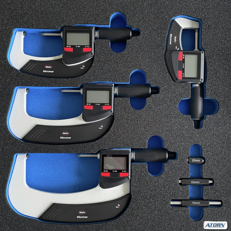 Vložka z tvrdé pěny – digitální mikrometry 4