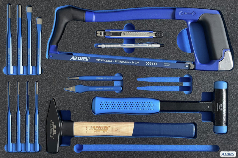 Vložka z tvrdé pěny – 18 ks univerzálního nářadí