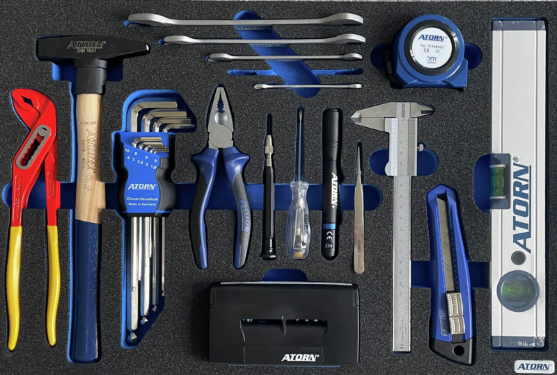 Vložka z tvrdé pěny – univerzální sada 44 ks nástrojů