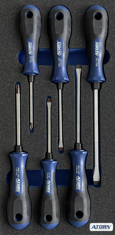 Vložka z tvrdé pěny – sada 6 ks šroubováků