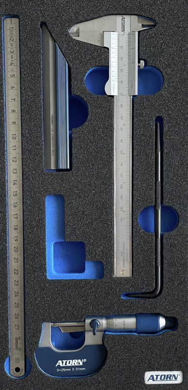 Vložky z tvrdé pěny – sada 6 ks měřicího vybavení