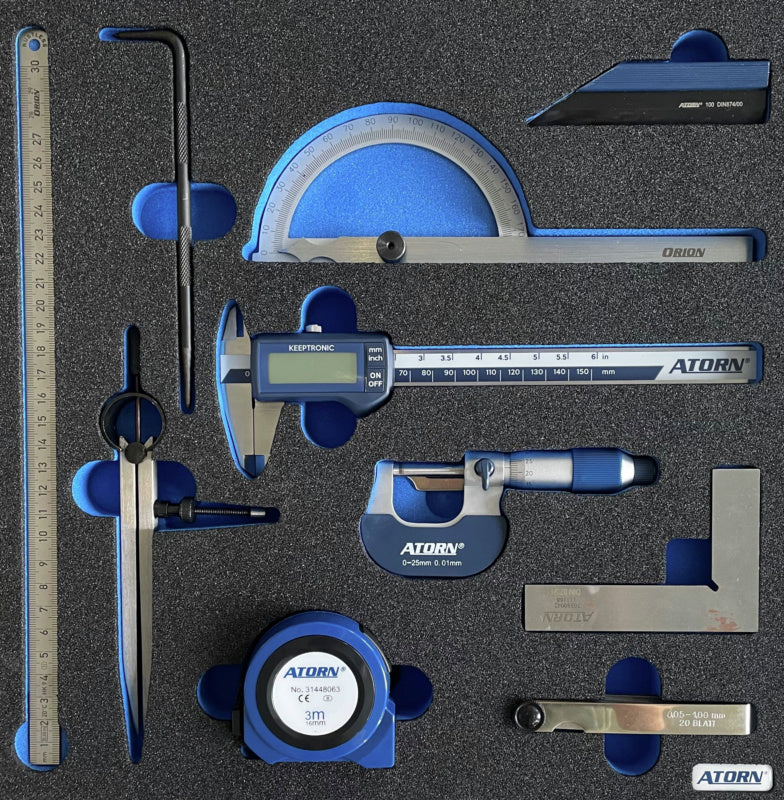 Vložky z tvrdé pěny – sada 10 ks měřicího vybavení