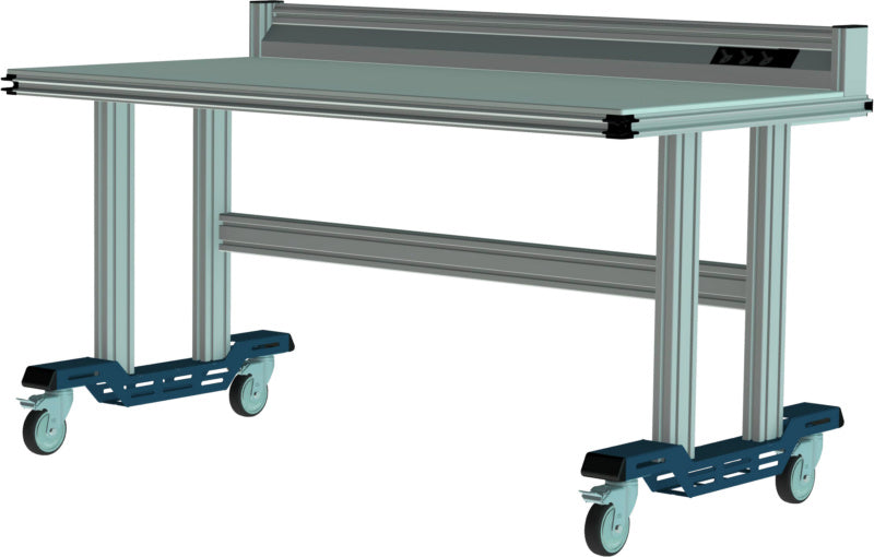 Mobilní systémová pracovní stanice pro práci vsedě