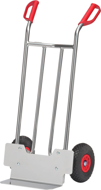 Hliníkový vozík na pytle s madly a vertikálními vzpěrami