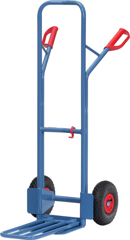 Vozík na pytle se skládací lopatou, huštěné pneumatiky