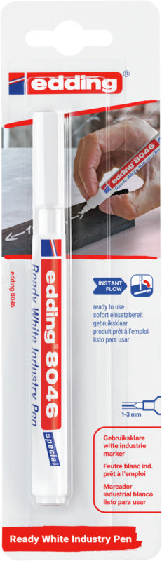 Připravené bílé průmyslové pero e-8046