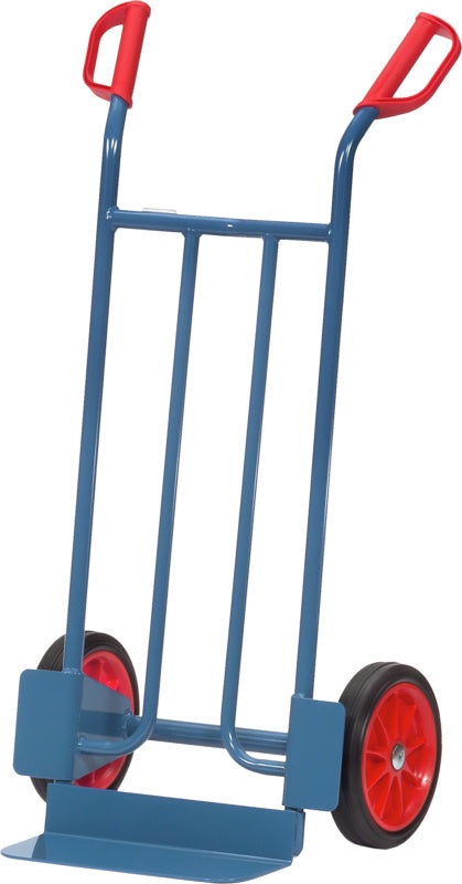Vozík na pytle s posuvnými rukojeťmi a svislými nosníky
