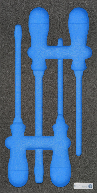 Vložka z tvrdé pěny, prázdná – sada 4 ks šroubováků