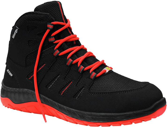 Bezpečnostní boty WELLMAXX Maddox Black-Red Mid