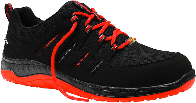 Nízké bezpečnostní boty WELLMAXX Maddox Black-Red Low
