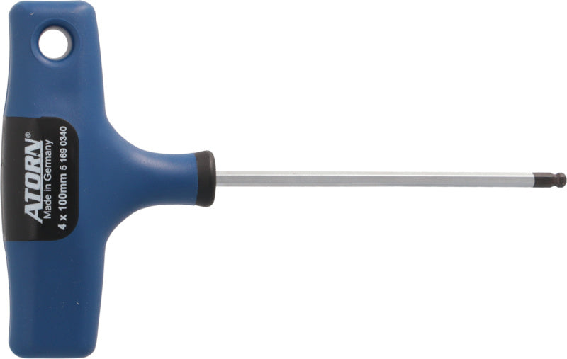 Šestihranný klíč s T-rukojetí a kulovou hlavou