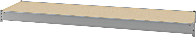 Přídavná police pro regály s velkou přihrádkou – s dřevotřískovými deskami