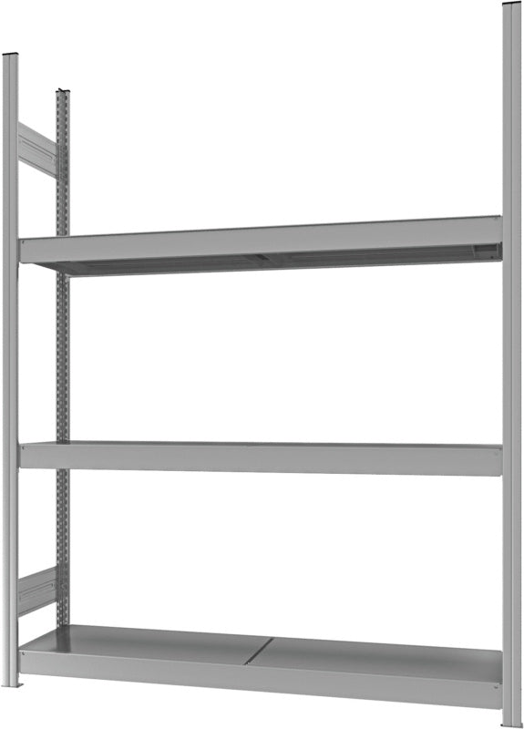 Velkoprostorový regál s ocelovými policemi