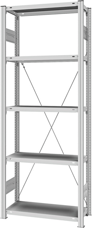 Jednostranný policový regál