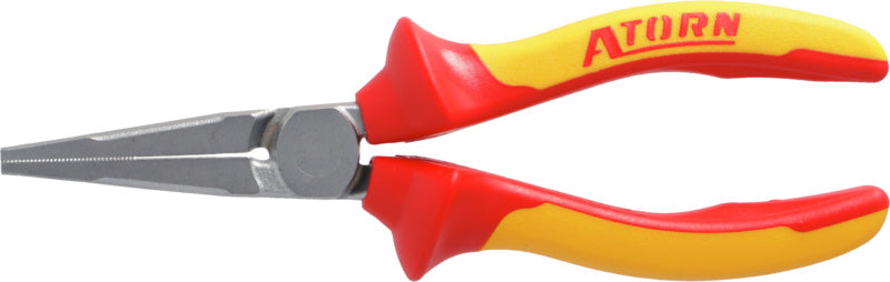 Ploché kleště VDE Langbeck s dvoudílnými kryty rukojeti