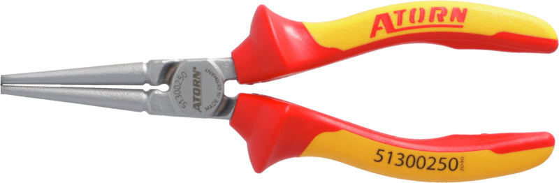 Kulaté kleště VDE Langbeck s dvoudílnými kryty rukojetí