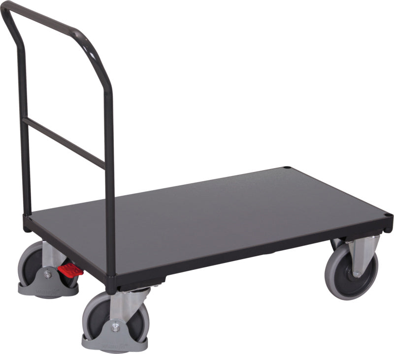 Plošinový vozík s madlem, nosnost 400 kg