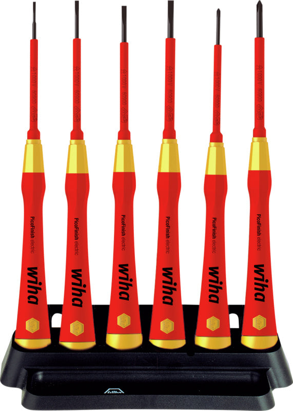 Sada přesných elektrikářských šroubováků VDE PicoFinish