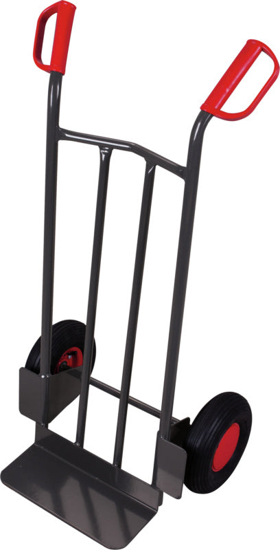 Ocelové vozíky na pytle s vertikálními vzpěrami