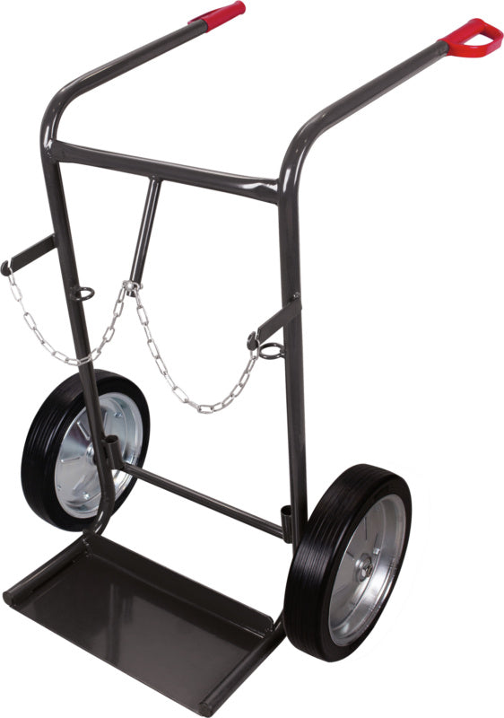 Rudl na ocelové lahve pro dvě lahve