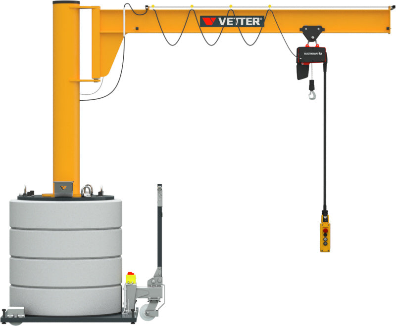 Mobilní otočný jeřáb