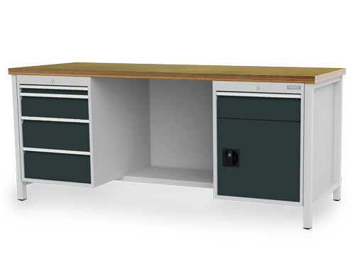 Dílenský stůl se skříňkou