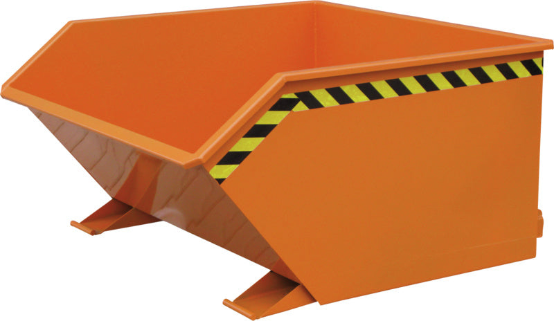 Vyklápěcí kontejner na piliny se síťovanou vložkou a vypouštěcím ventilem