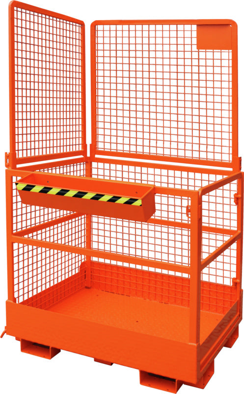 Pracovní klece pro dvě osoby pro vys. vozík, vstup na širší/užší straně