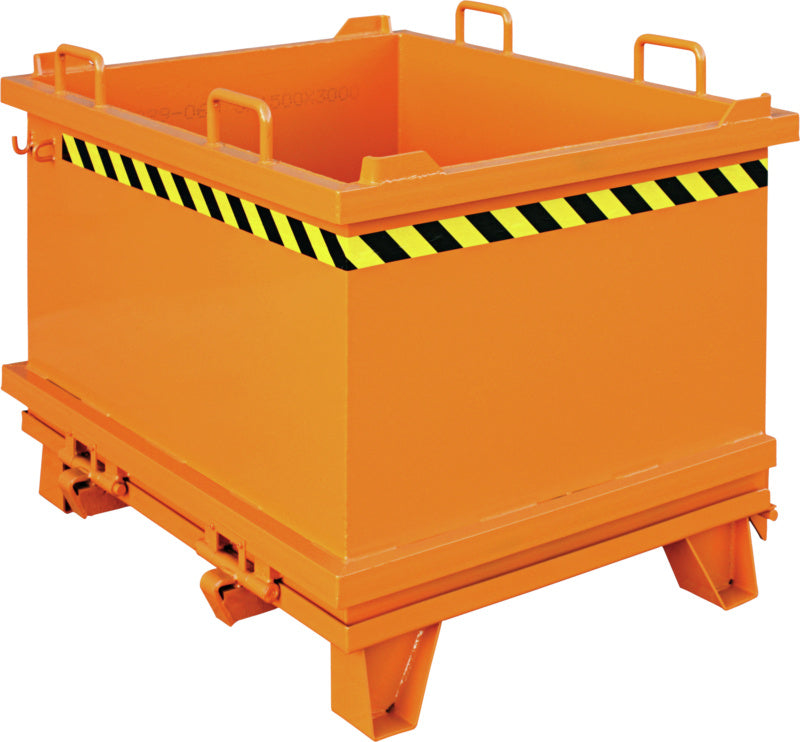 2032 stohovatelný kontejner s dnem na pantech