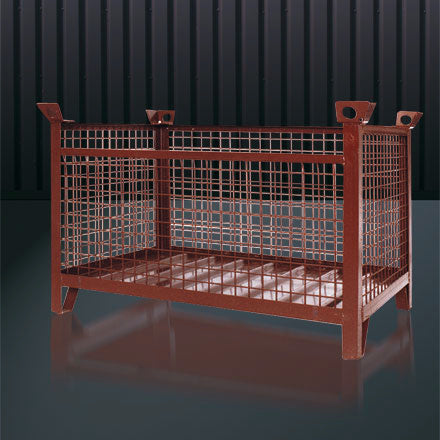 Mřížová stohovací paleta Eichinger 1315, dlouhá strana 1/3, na pantech