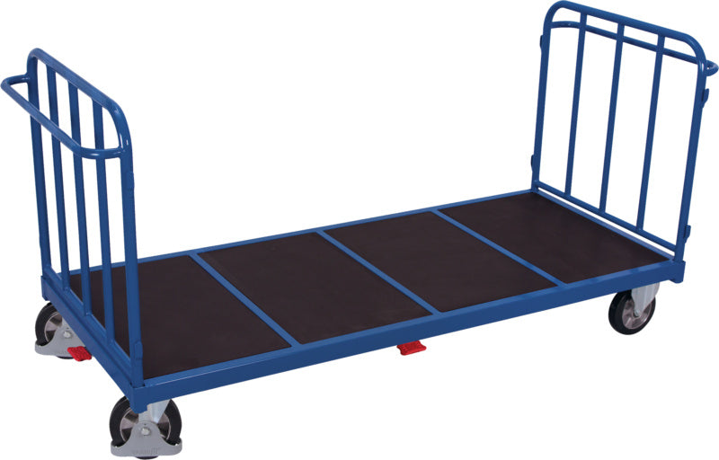 Dvoustěnný vozík se svislými výztuhami