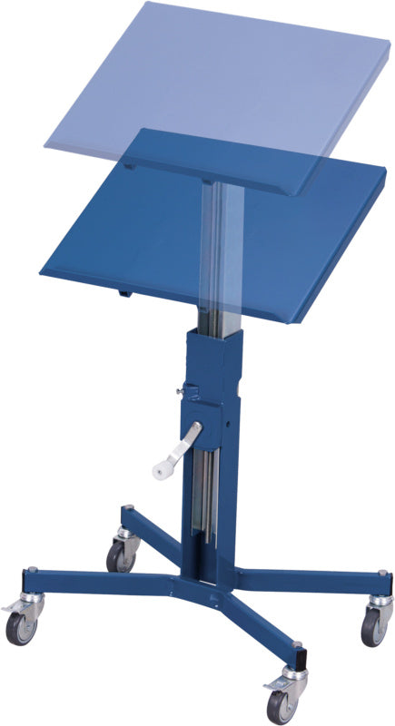 Stojan na materiál s ruční klikou