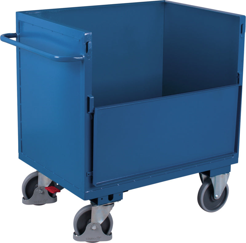 Pevně svařovaný ocelový skříňový vozík