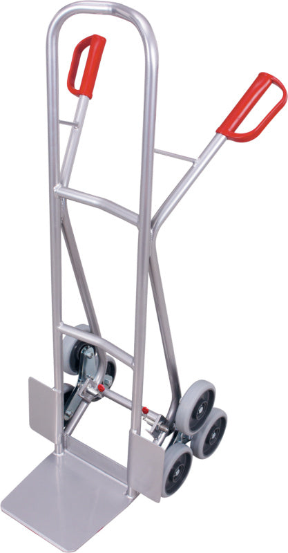 Hliníkový schodišťový vozík se dvěma tříramennými schodovými koly