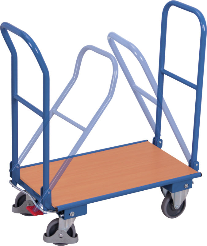 Skládací vozík se dvěma tlačnými madly