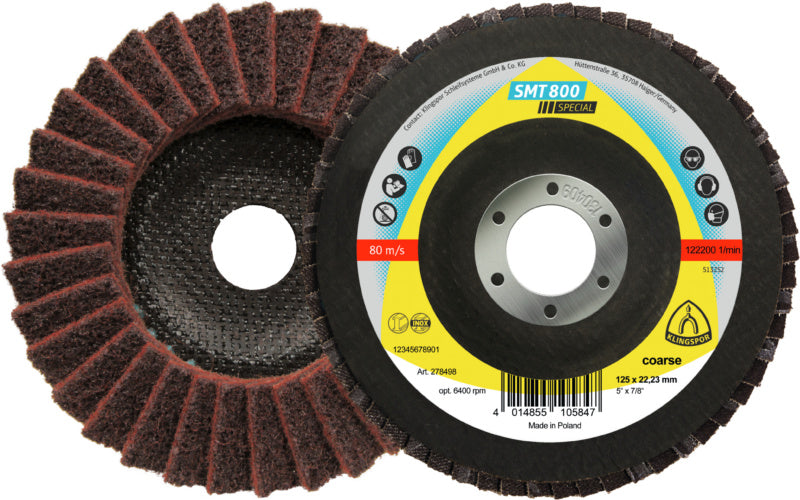 Netkaný brusný lamelový talíř SMT 800