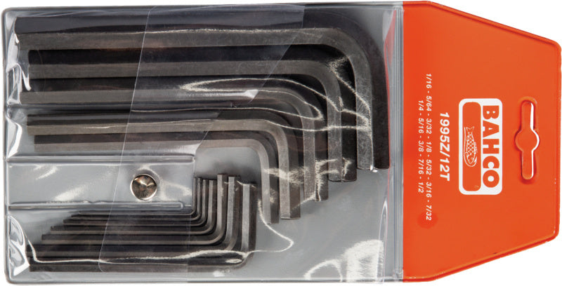 Sada krátkých šestihranných klíčů ve tvaru L, 12 ks